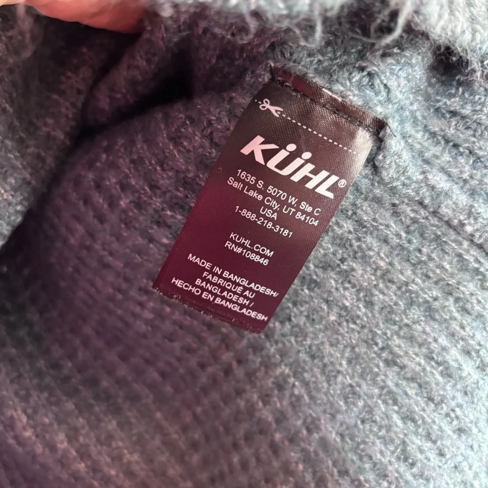 Kuhl Women’s Sienna Sweater Mineral Blue $89 - Picture 8 of 10
